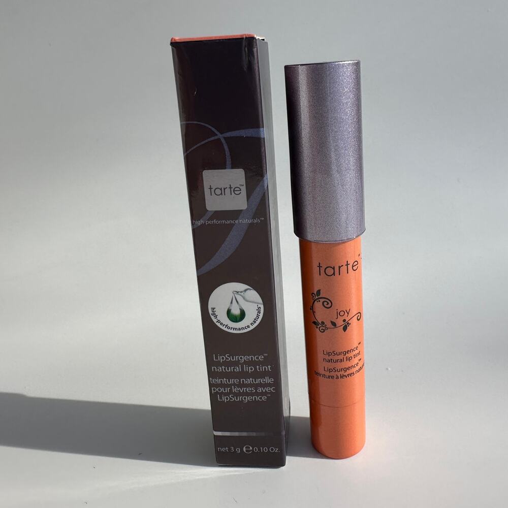Tarte LipSurgence Natural Lip Tint Joy Light Peach Lipstick Balm 4 x 3g 0.1 oz - Picture 5 of 15
